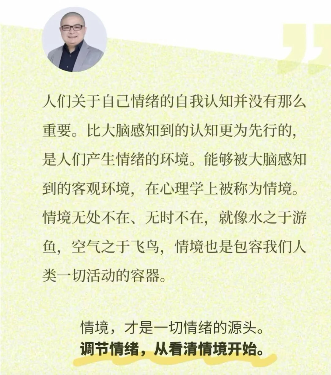 阳志平老师谈情境与情绪